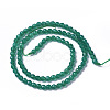 Natural Dyed & Heated Green Onyx Agate Beads Strands X-G-F596-12B-2mm-2