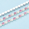 Iron Rhinestone Cup Chains CH-N005-02G-1