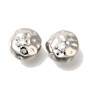 Brass Micro Pave Cubic Zirconia Beads KK-Q001-21P-1