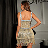 Polyester with PVC Paillette Lace Trim Ribbon OCOR-WH0101-91B-5
