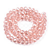 Electroplate Glass Beads Strands EGLA-A034-T8mm-B31-3