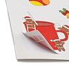 Christmas Theme Paper Sticker AJEW-Q151-02C-2