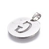Non-Tarnish 201 Stainless Steel Pendants STAS-L221-33G-2