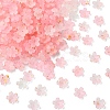 93G Frosted Acrylic Bead Caps FACR-YW0001-10C-1