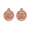 Alloy Enamel Pendants ENAM-S124-01B-11L-1