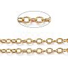 Soldered Brass Textured Cable Chains CHC-G005-01G-1