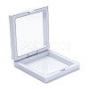 Square Transparent PE Thin Film Suspension Jewelry Display Box CON-D009-01A-05-3