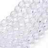 Transparent Glass Bead Strands X-GLAA-G013-6mm-72-1