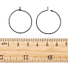 316L Surgical Stainless Steel Hoop Earring Findings STAS-D164-01B-4