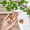 2Pcs Beech Wood Display Decorations AJEW-CN0002-86-3