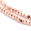 Electroplate Non-magnetic Synthetic Hematite Beads Strands G-L485-10B-RG-2