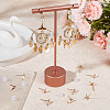 14Pcs Brass Star Stud Earring Findings KK-BBC0009-47-4