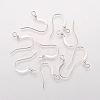 Brass French Earring Hooks X-KK-Q365-S-NF-1