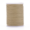 Round Waxed Polyester Cord YC-G006-01-1.0mm-20-1