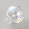 High Borosilicate Glass Bottle Pendants GLAA-WH0010-02E-2