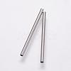 Tarnish Resistant 304 Stainless Steel Tube Beads STAS-P161-01-25mm-1