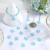 50Pcs Hollow Spray Painted Alloy Pendants FIND-SC0012-27B-4
