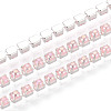 Iron & ABS Imitation Pearl Cup Chains CH-T007-01A-09-1