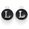 Platinum Plated Alloy Charms ENAM-S118-02L-P-1