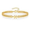Letter 304 Stainless Steel Link Bracelets FS-WG7830E-10-1