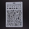 Plastic Reusable Drawing Painting Stencils Templates DIY-F018-B21-2