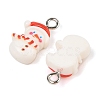 Christmas Theme Opaque Resin Pendants LS-RESI-S08-02K-2