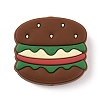 Hamburger Food Grade Eco-Friendly Silicone Beads SIL-WH0012-034D-1