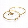 201 Stainless Steel Hoop Earrings EJEW-F188-24G-B-2