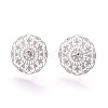 Brass Stud Earring KK-O115-08P-1