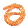 Natural Quartz  Imitation Orange Aventurine Beads Strands G-C179-B17-01-3