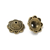 Tibetan Style Alloy Bead Caps TIBE-P003-81A-AB-1