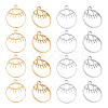 DICOSMETIC 16Pcs 2 Colors 201 Stainless Steel Laser Cut Pendants STAS-DC0003-10-1