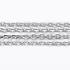 Tarnish Resistant 304 Stainless Steel Cable Chains CHS-H009-23P-1