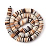 Handmade Polymer Clay Beads Strands CLAY-R089-8mm-T005-6