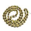 Electroplate Non-magnetic Synthetic Hematite Beads Strands G-S352-38-2