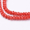 Imitation Jade Glass Beads Strands GLAA-R135-2mm-M1-3