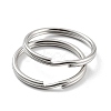 Non-Tarnish 304 Stainless Steel Split Key Rings STAS-Q314-02G-P-2