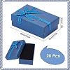 20Pcs Rectangle Paper Storage Gift Boxes with Bowknot CON-SC0001-17A-2