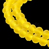 Transparent Glass Beads Strands EGLA-A034-T4mm-MD17-5