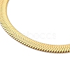 Ion Plating(IP) 304 Stainless Steel Herringbone Chain Necklace for Men Women NJEW-E076-03C-G-2