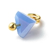 Electroplate Glass Charms PALLOY-JF00821-05-5