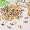 100Pcs 2 Colors 304 Stainless Steel Lobster Claw Clasps Sets STAS-YS0001-26A-5