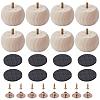 Wood Furniture Legs LS-FIND-WH0139-966B-1