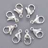 304 Stainless Steel Lobster Claw Clasps X-STAS-E464-21E-S-1