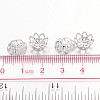 Iron Fancy Bead Caps IFIN-ZX1173-S-3