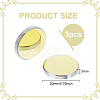 Silicon Gold-Plated Reflective Lens AJEW-WH0248-391A-2
