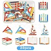 20Pcs 10 Styles Alloy Enamel Pendants ENAM-YW0009-32-1