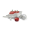 Alloy Glass Rhinestone Brooches JEWB-R017-13-1