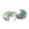 Natural Green Aventurine Pendants G-Z022-02M-3