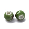 Bright Glazed Porcelain Beads PORC-D300-A12-3
